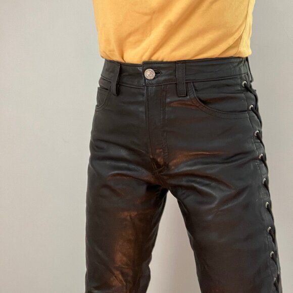 Texas Leather, Size 4, black pants - Picture 4 of 9